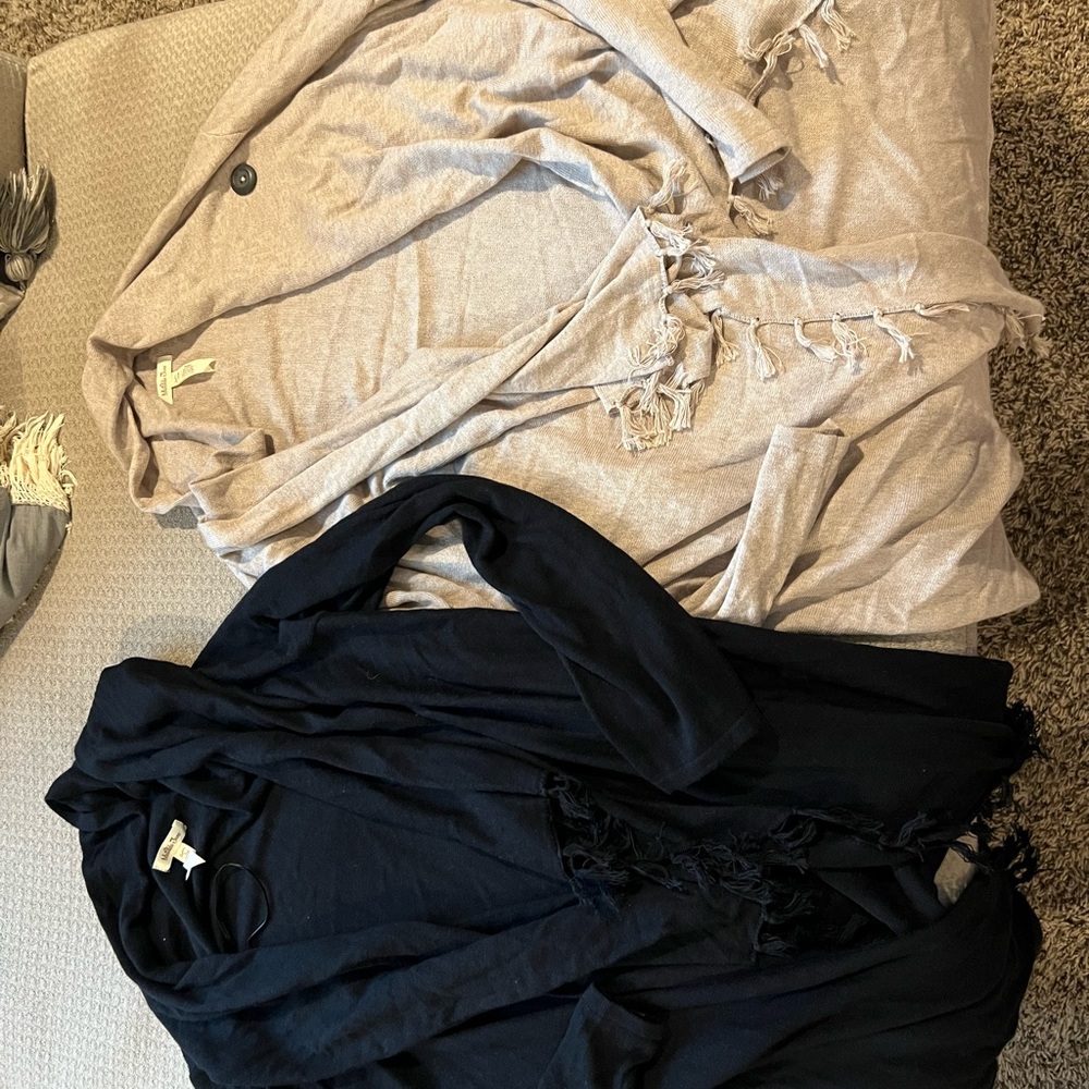 Matilda Jane Beige and Black Cardigans